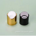 Wholesale Customized Empty Shampoo PET Plastic Bottle With Gold Black White Disc Top Cap